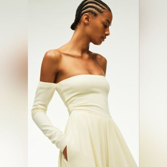 ZARA STUDIO LIMITED EDITION OFF-THE-SHOULDER JUMPSUIT - Picture 9 of 17